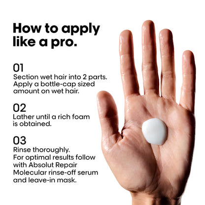 L'Oréal Professionnel Absolut Repair Molecular Sulfate-Free Deep Repair Shampoo (300ml)