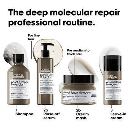 L'Oréal Professionnel Absolut Repair Molecular Sulfate-Free Deep Repair Shampoo (300ml)