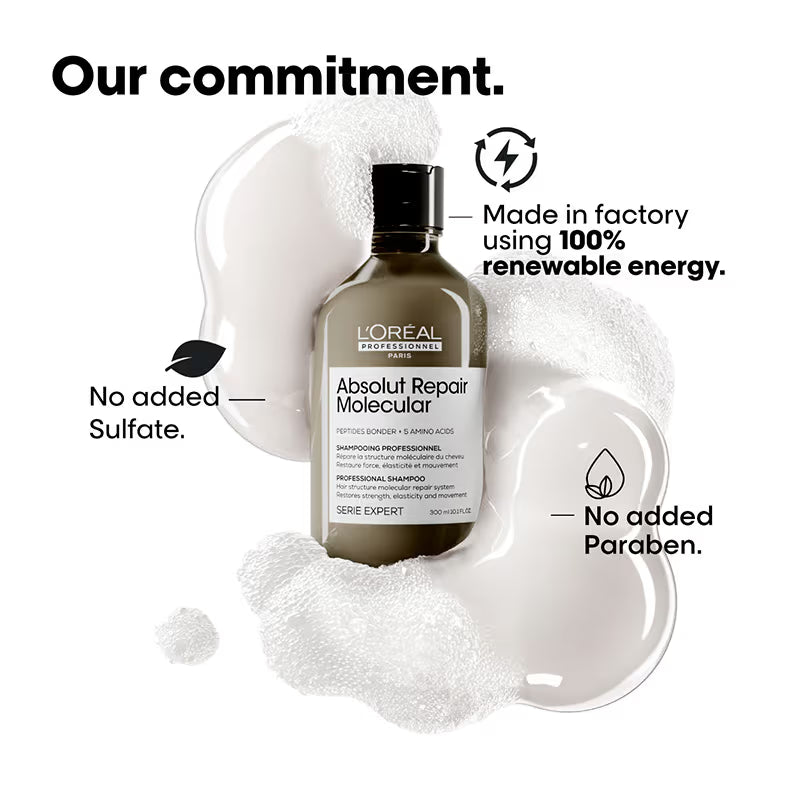 L'Oréal Professionnel Absolut Repair Molecular Sulfate-Free Deep Repair Shampoo (300ml)