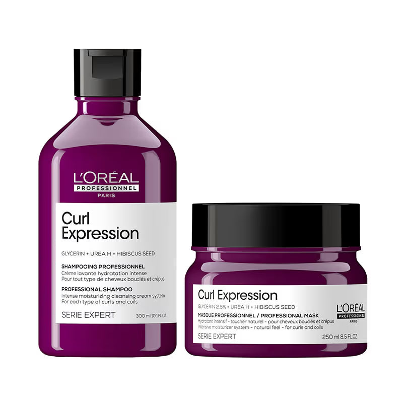 L'Oréal Professionnel Curl Expression Shampoo & Hair Mask Combo For Curly Hair (2pcs)