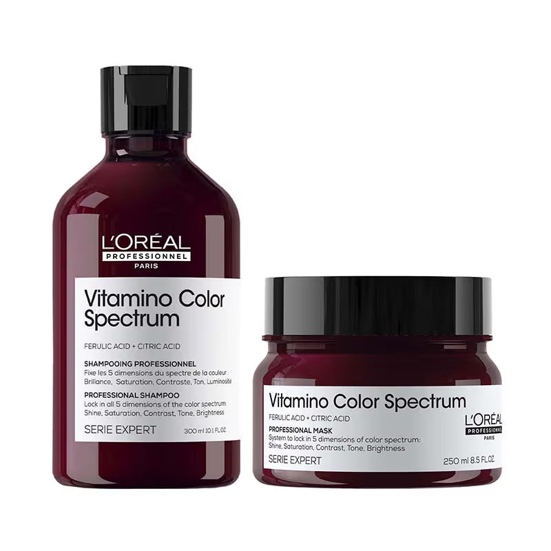 L'Oréal Professionnel Vitamino Color Spectrum Shampoo & Hair Mask Combo For Color Treated Hair