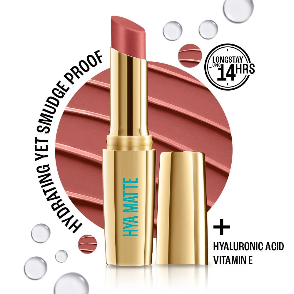 Lakme 9to5 HYA Matte Lipstick (3.6g)