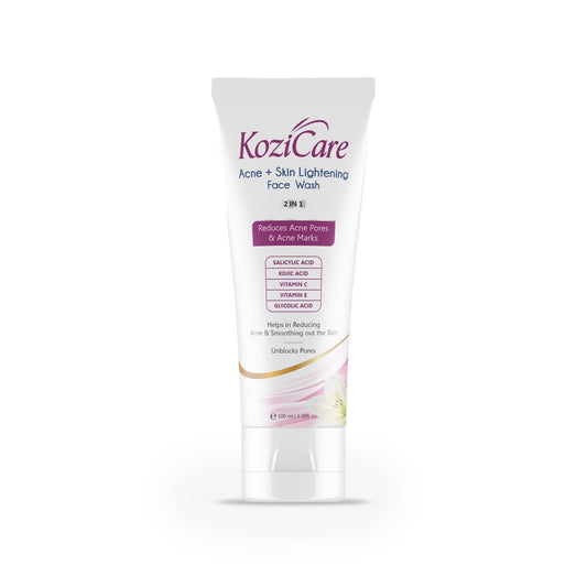 Kozicare Acne + Skin Lightening Face Wash (100gm)