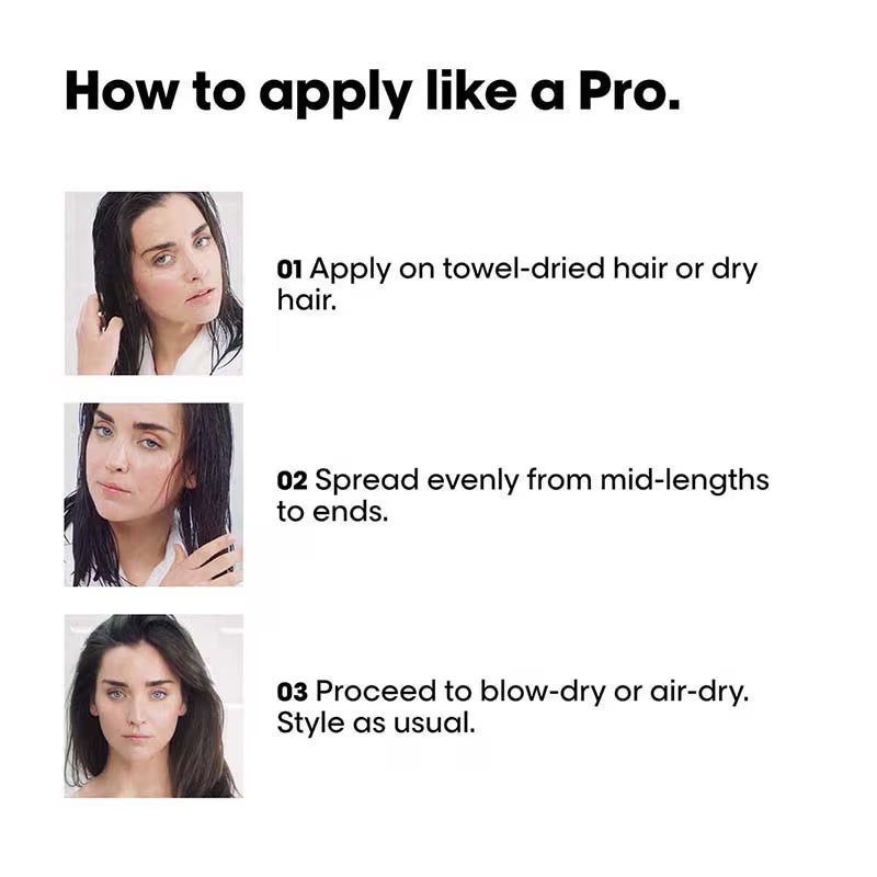 L'Oreal Professionnel Xtenso Shampoo & Masque & Serum Combo For Frizz-Free, Smooth Hair