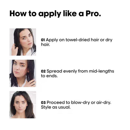 L'Oreal Professionnel Xtenso Shampoo & Masque & Serum Combo For Frizz-Free, Smooth Hair