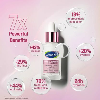 Cetaphil Brightening Healthy Radiance Perfecting Serum 7X Power With Antioxidant C & Advanced Peptide (30ml)