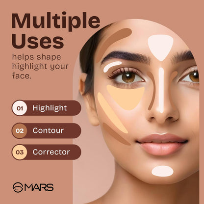 MARS SPF50 PA++++ Cancel Concealer - 06-Honey Glow (6.5ml)