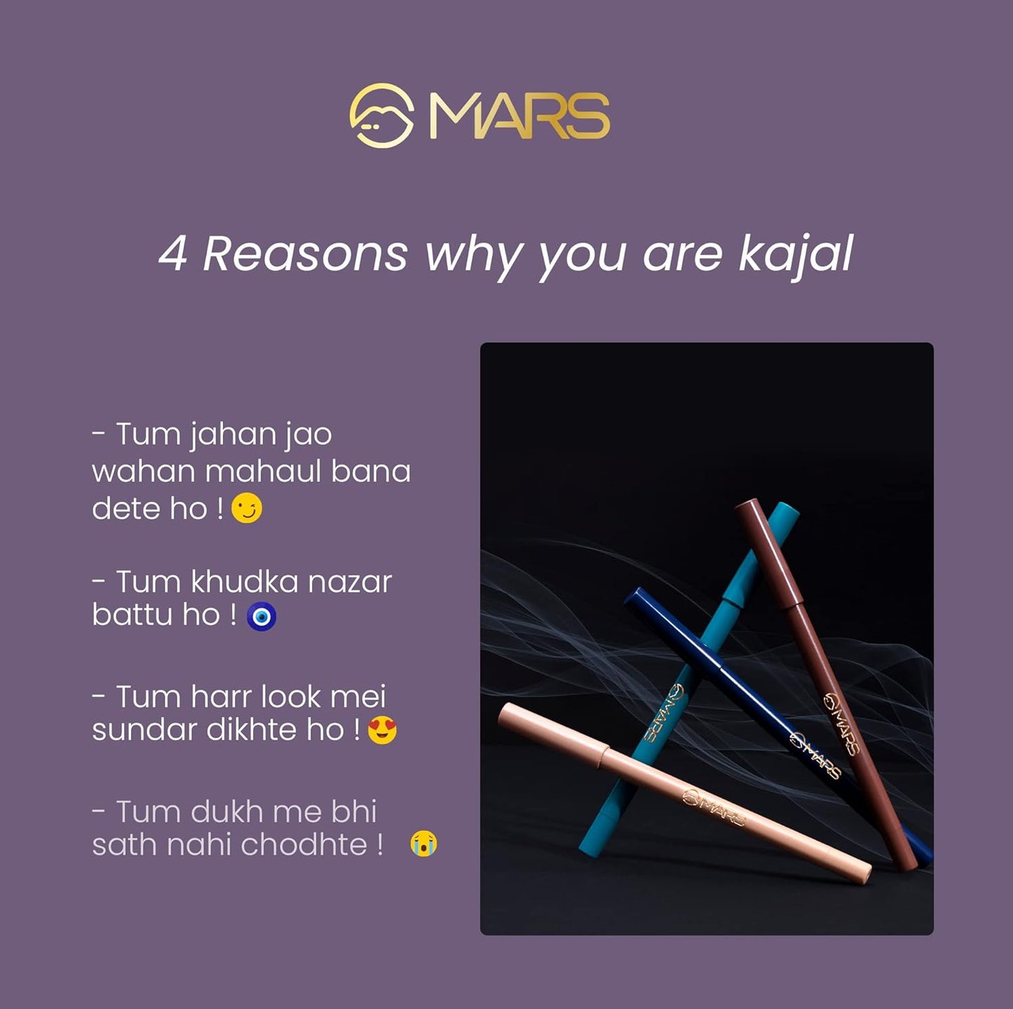 MARS Won't smudge Won't budge Smooth Glide Kajal 06-Midnight Dreams