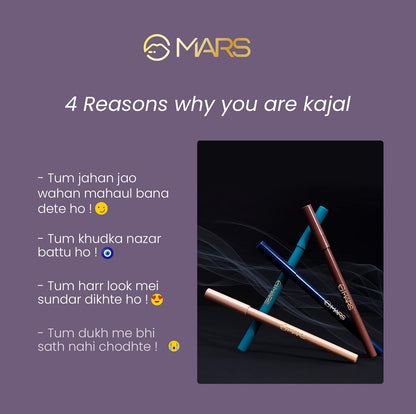 MARS Won't smudge Won't budge Smooth Glide Kajal 06-Midnight Dreams