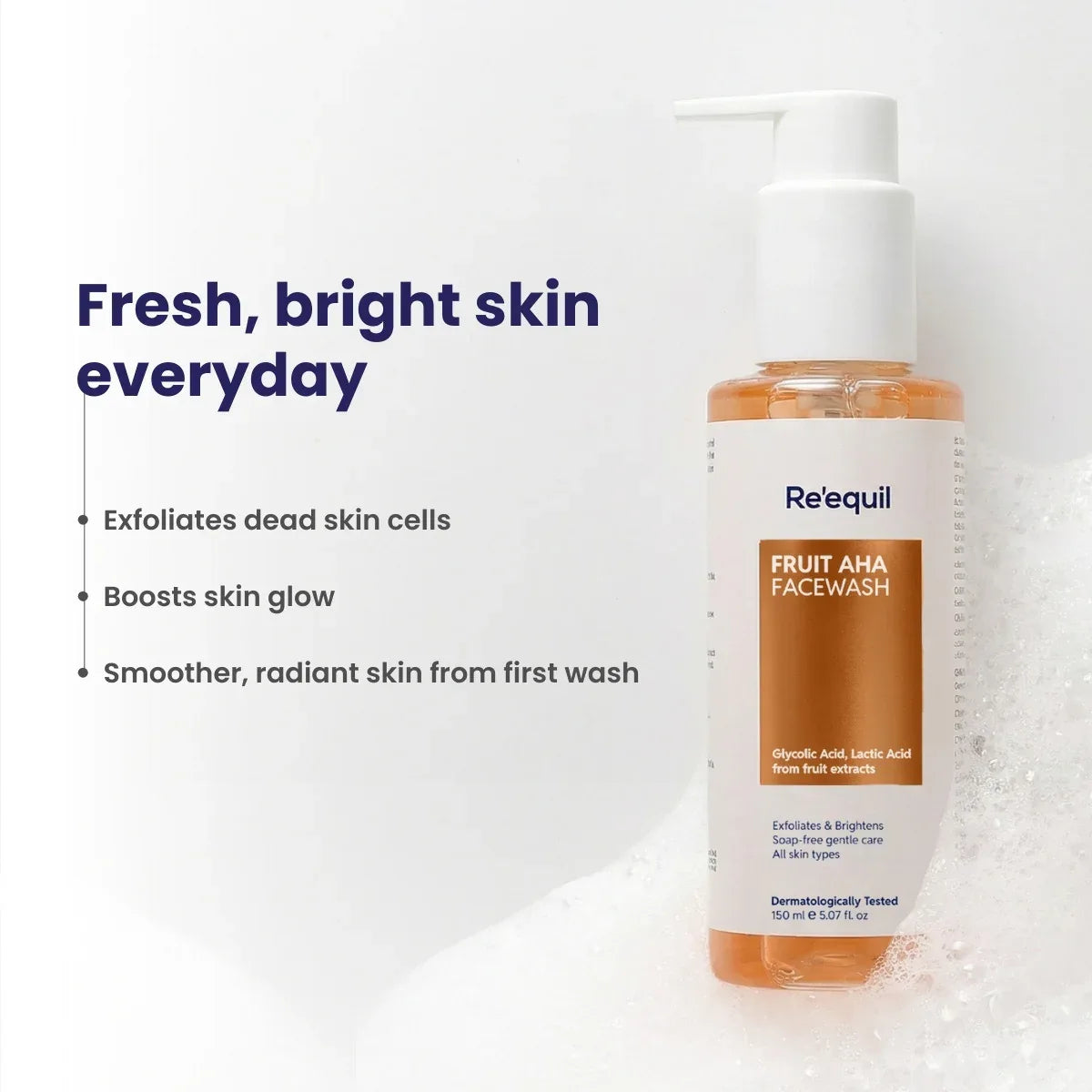 Re'equil Fruit Aha Face Wash (150ml)