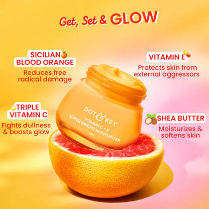 Dot & Key Vitamin C + E Moisturizer for Glowing Skin(60ml)