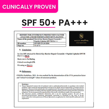 Dot & Key Ceramide & Peptide Barrier Repair Lip Balm SPF 50 PA+++ (10 g)