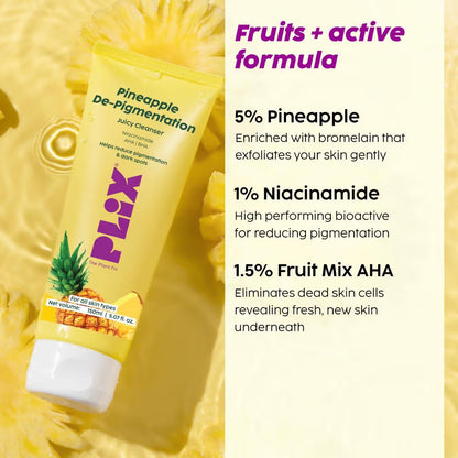 Plix Pineapple De-Pigmentation Juicy Cleanser (100ml)