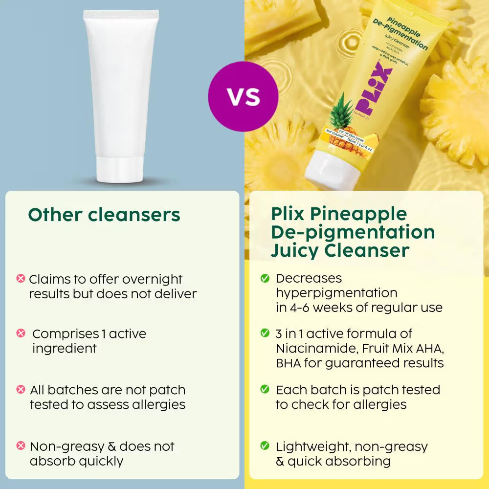Plix Pineapple De-Pigmentation Juicy Cleanser (100ml)
