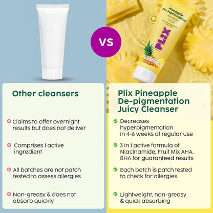 Plix Pineapple De-Pigmentation Juicy Cleanser (100ml)