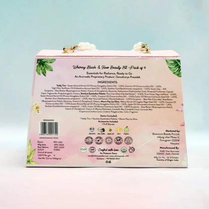 Whimsy Blush & Glow Beauty Kit -Pack of 4