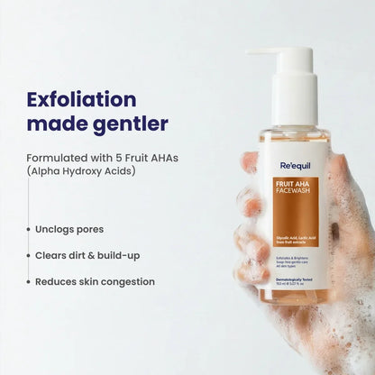 Re'equil Fruit Aha Face Wash (150ml)