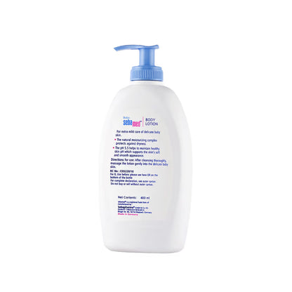 Sebamed Baby Body Lotion, pH 5.5, Long Lasting Moisturiser, Quickly Absorbed (400ml)