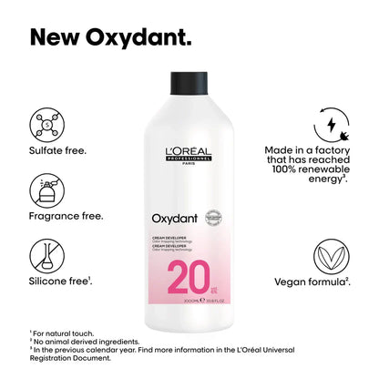 Loreal Professionnel Oxydant Crème 20 Vol. 6% Developer (890ml)
