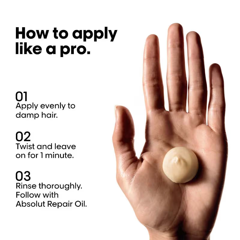 L'Oreal Professionnel Absolut Repair Shampoo & Hair Mask Combo For Damaged Hair