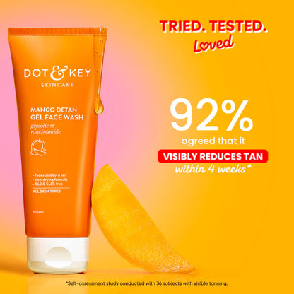 Dot & Key Mango Detan Gel Face Wash (100ml)