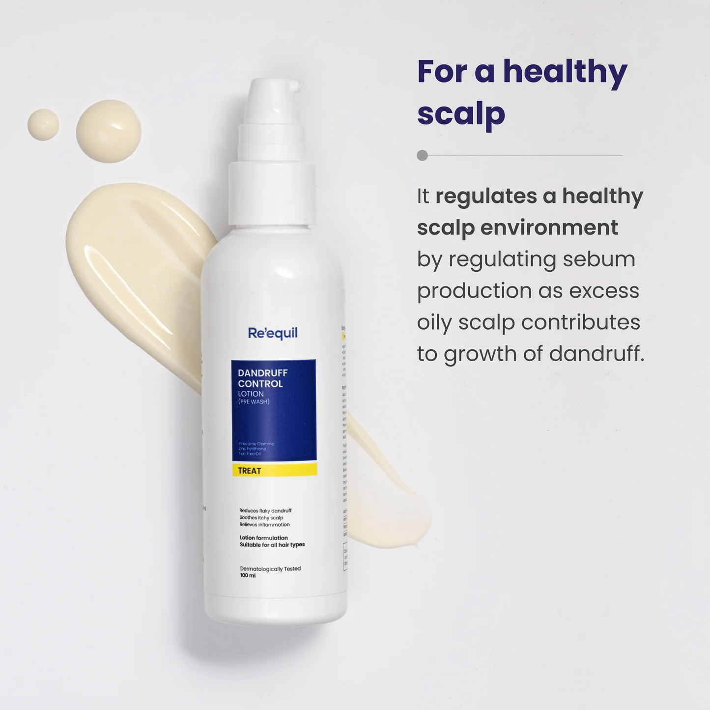 Re'equil Pre Wash Anti-Recurrence Dandruff Lotion