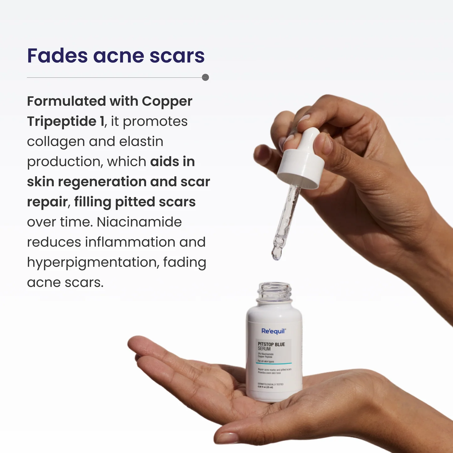 Re'equil Pitstop Blue Niacinamide Serum For Acne Scars & Marks (25ml)