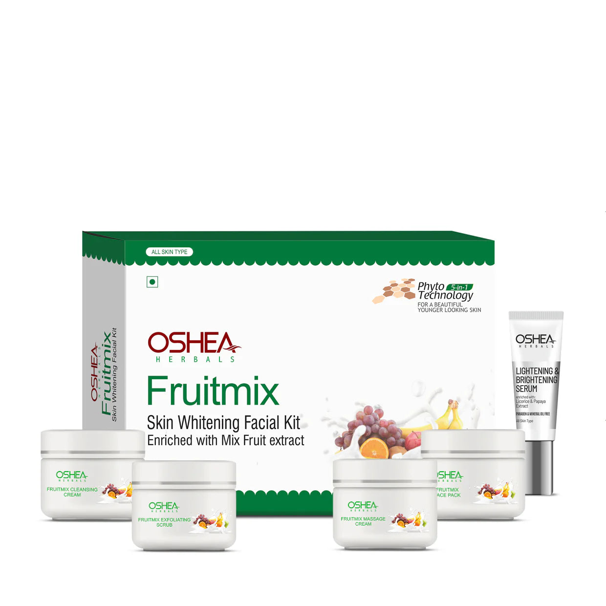 Oshea Herbals Fruitmix Brightening Facial Kit (209gm)