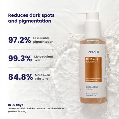 Re'equil Fruit Aha Face Wash (150ml)