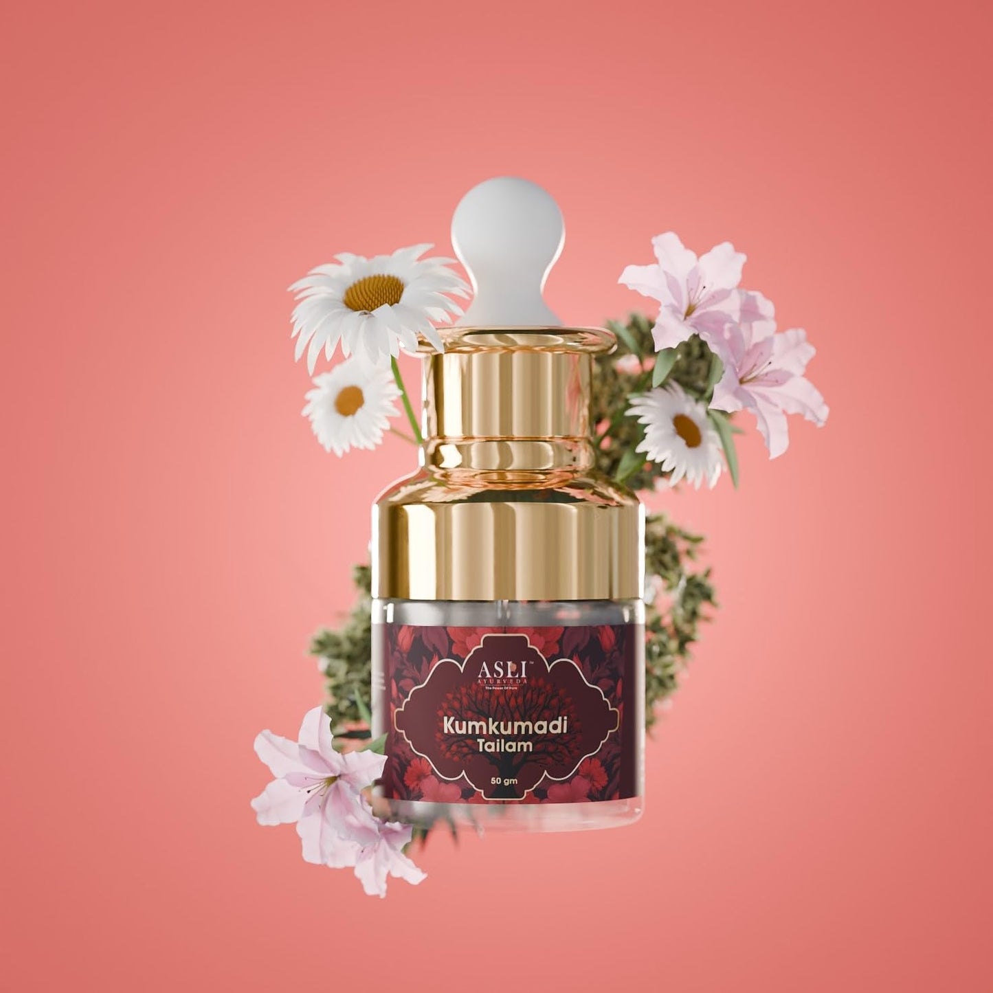 Asli Ayurveda Kumkumadi Radiant 6-in-1 Facial Kit, Ayurvedic Skin Care Set for Radiance & Glowing Skin, With Kumkumadi Tail & Saffron.