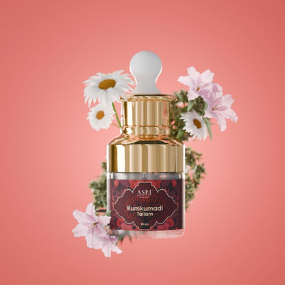 Asli Ayurveda Kumkumadi Radiant 6-in-1 Facial Kit, Ayurvedic Skin Care Set for Radiance & Glowing Skin, With Kumkumadi Tail & Saffron.