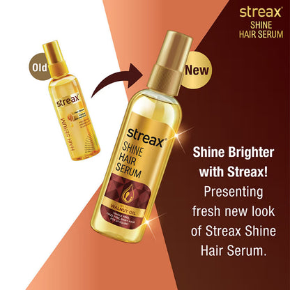 Streax Hair Serum With Walnut Oil For Dry & Frizzy Hair (90ml)