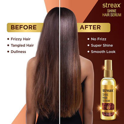 Streax Hair Serum With Walnut Oil For Dry & Frizzy Hair (90ml)
