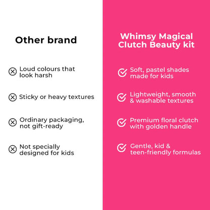 Whimsy Magical Clutch Beauty Kit For Kids & Teens - Pack of 5