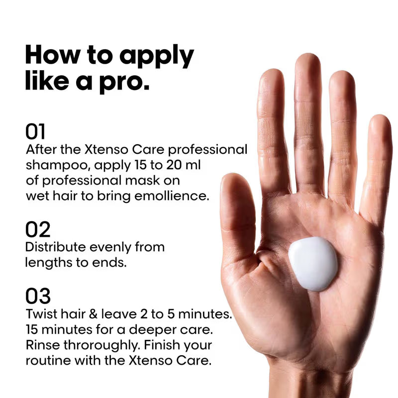 L'Oreal Professionnel Xtenso Care Sulfate Free Shampoo & Masque Combo For Frizz-Free, Shiny Hair
