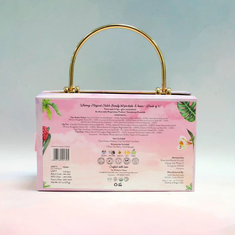 Whimsy Magical Clutch Beauty Kit For Kids & Teens - Pack of 5