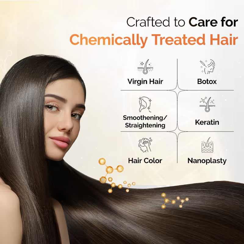 Streax Professional BotBrazil Paraben Free Shampoo for Chemically Treated & Damaged Hair (300ml)