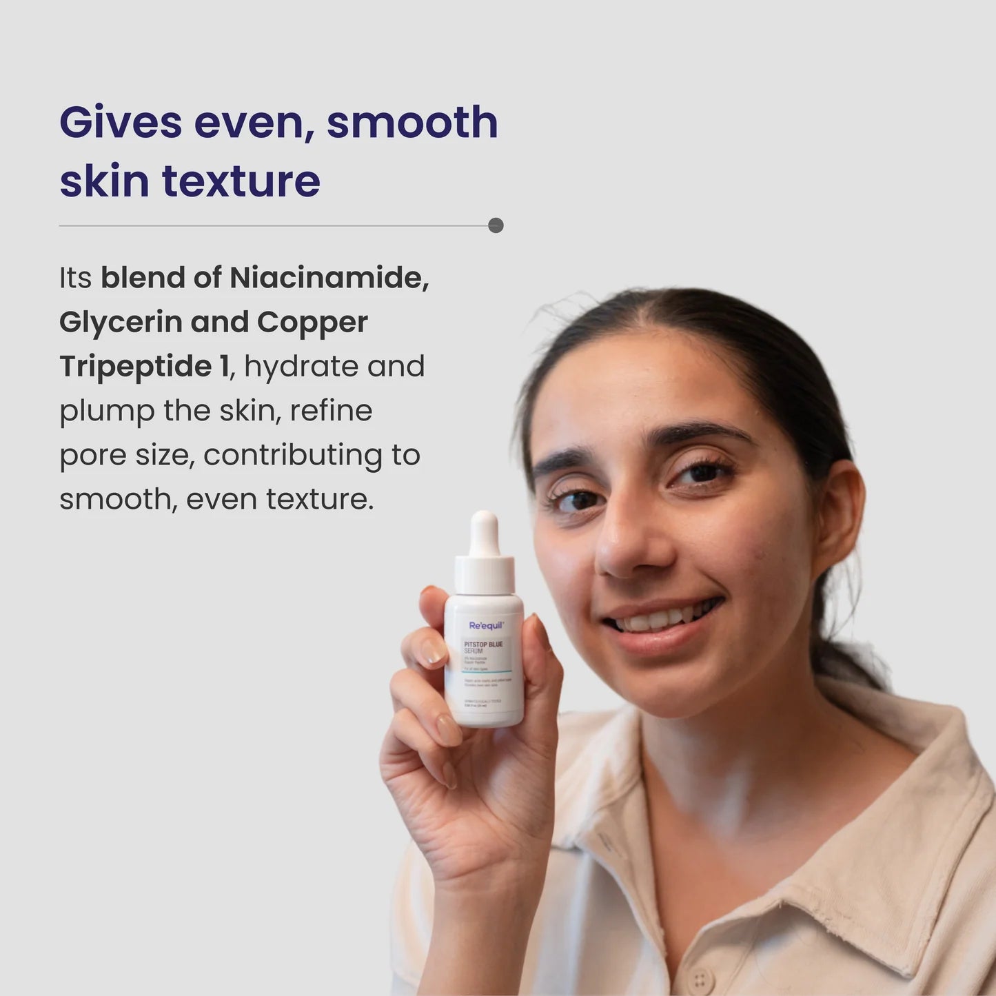 Re'equil Pitstop Blue Niacinamide Serum For Acne Scars & Marks (25ml)