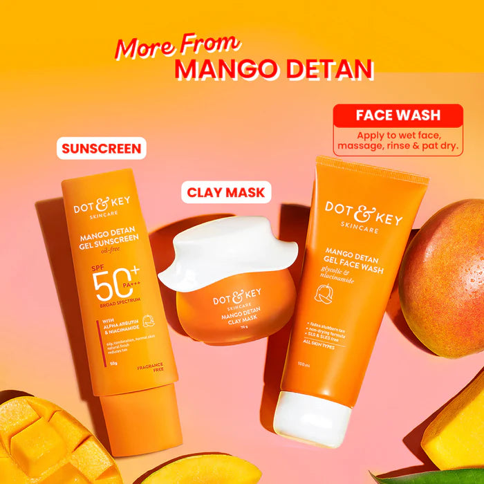 Dot & Key Mango Detan Gel Face Wash (100ml)