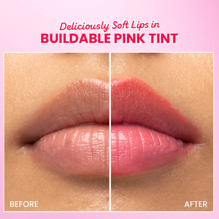 Dot & Key Meltie Lip Balm SPF 50+ PA+++, Strawberry Glaze, With 2% Kojic, Fades Lip Pigmentation (4g)