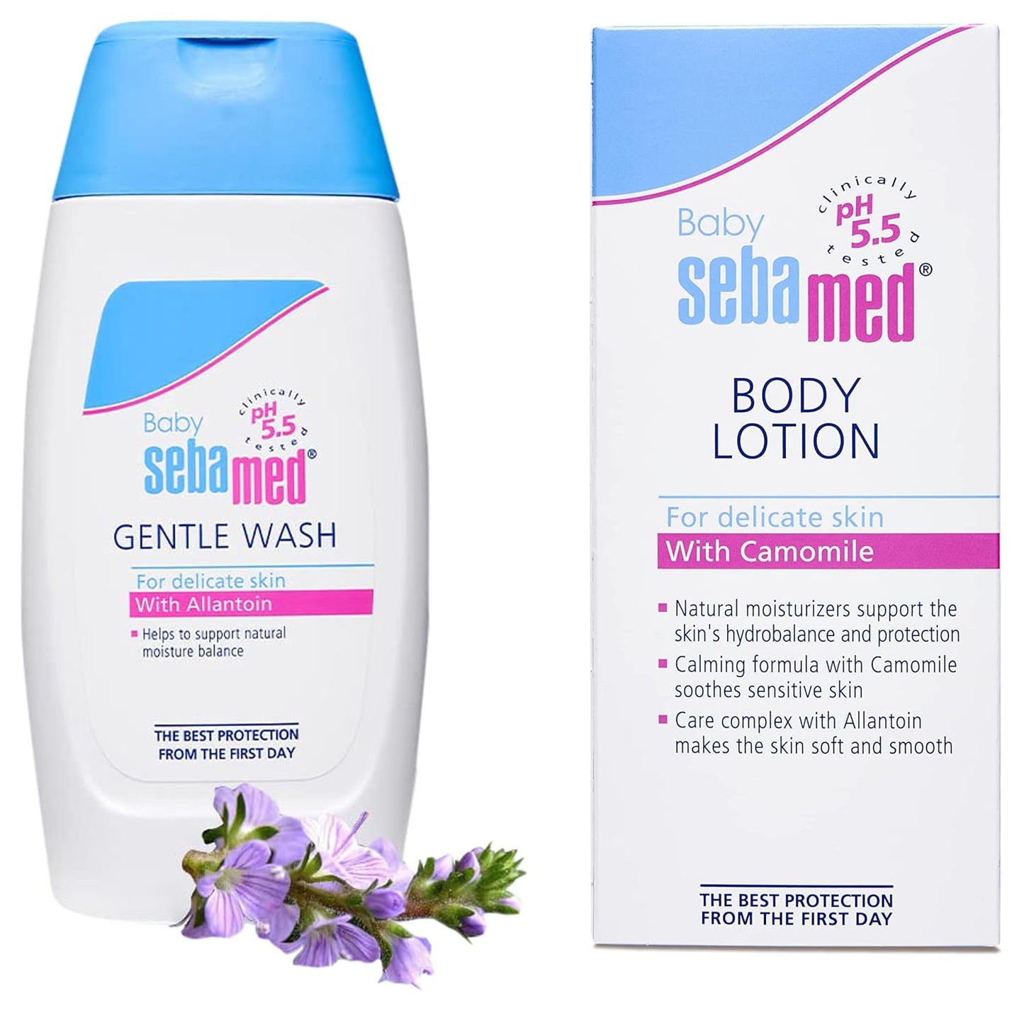 Sebamed Baby Gentle Wash (200ml) + Baby Body Lotion (100ml)
