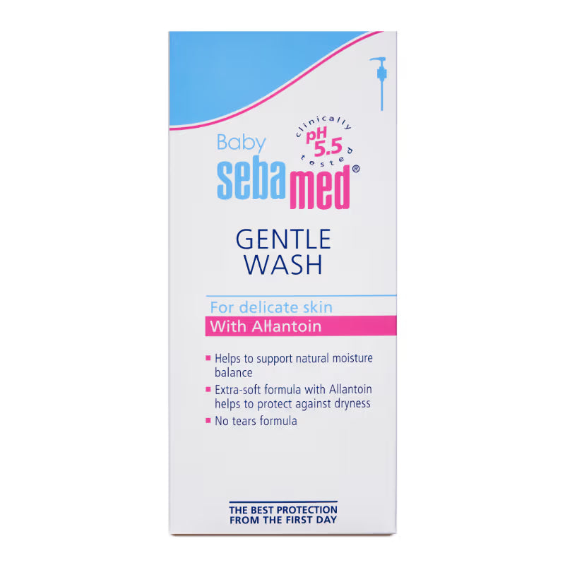 Sebamed Baby Gentle Wash, pH 5.5, Baby Body Wash, Soap Free, Tear Free