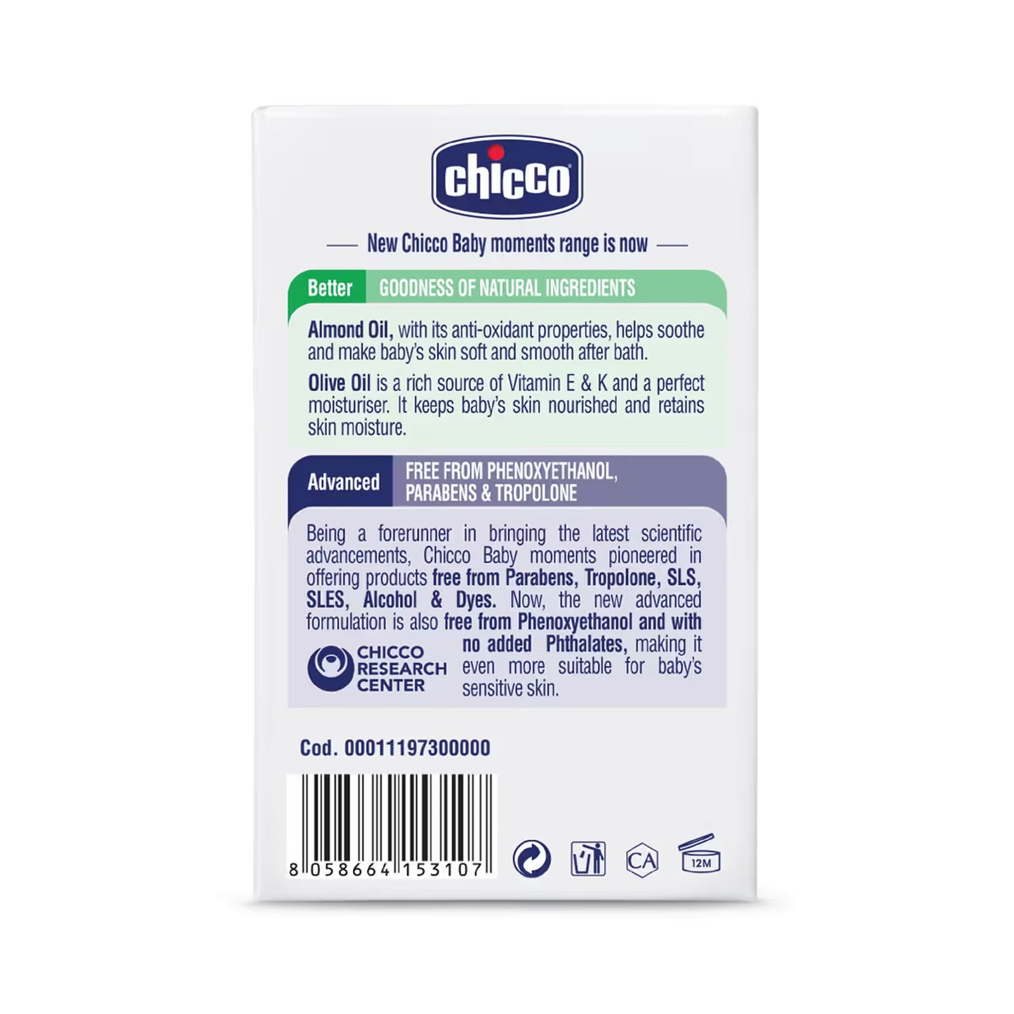 Chicco Baby Moments Soap (300 g)