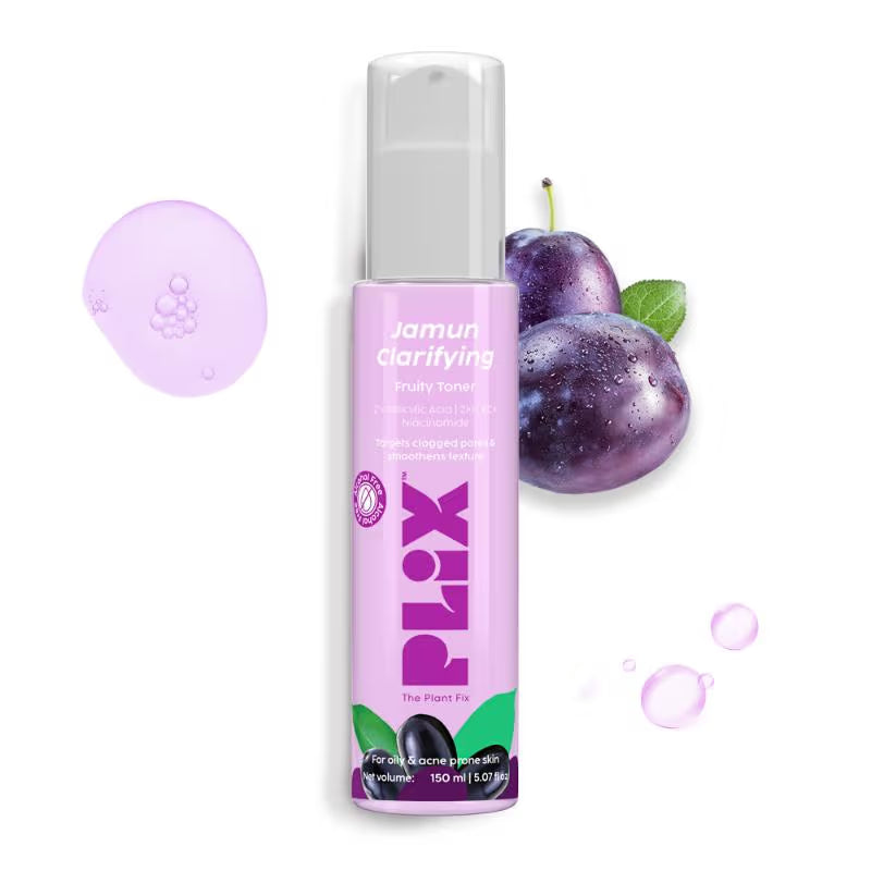 Plix Jamun Clarifying Fruity Toner for Pore Refining & Reducing Acne.(150ml)