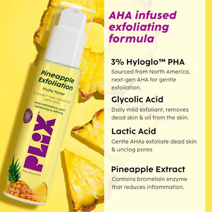 Plix Pineapple Exfoliating Fruity Toner. (150ml)