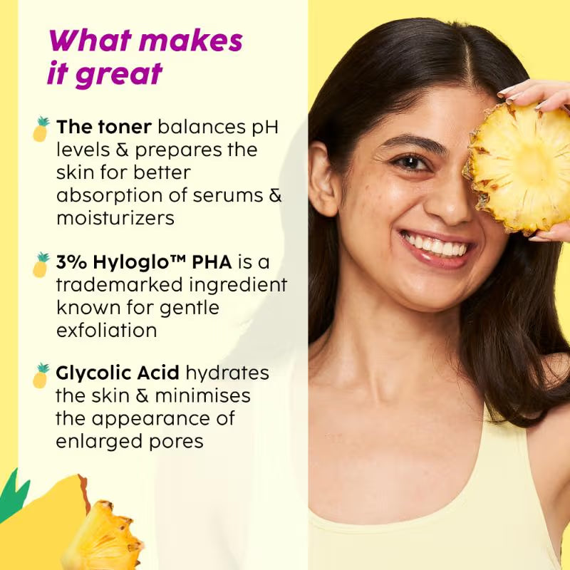 Plix Pineapple Exfoliating Fruity Toner. (150ml)