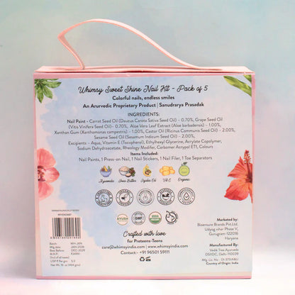 Whimsy Sweet Shine Nail Kit - Pack of 5