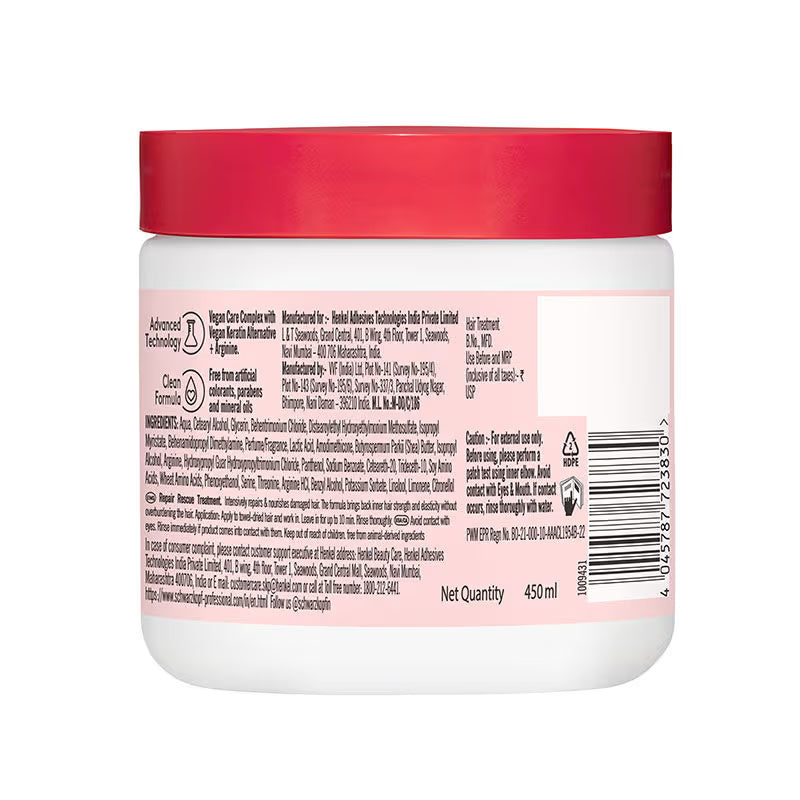 Schwarzkopf Professional Bonacure Repair Rescue Treatment Mask (450ml)