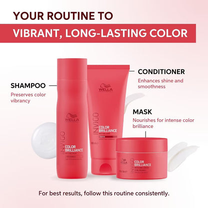 Wella Professionals Invigo Color Brilliance Shampoo for Coloured Hair (250 ml)