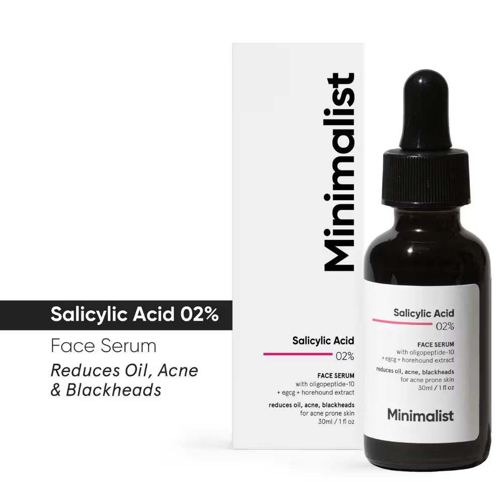 Minimalist 2% Salicylic Acid Face Serum For Blackheads & Whiteheads (30ml)